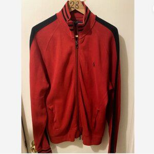 VINTAGE Ralph Lauren TENNIS Jacket MEDIUM RED - ROGER FEDERER